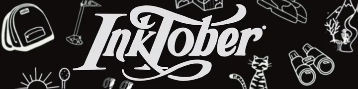 Inktober challenge banner
