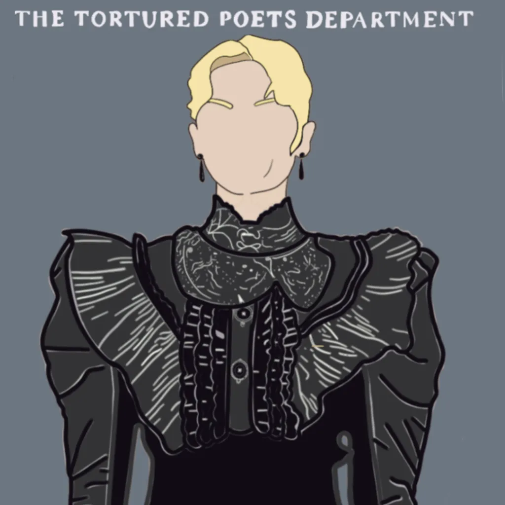 Head shot commission in a Tortured Poets Department style
