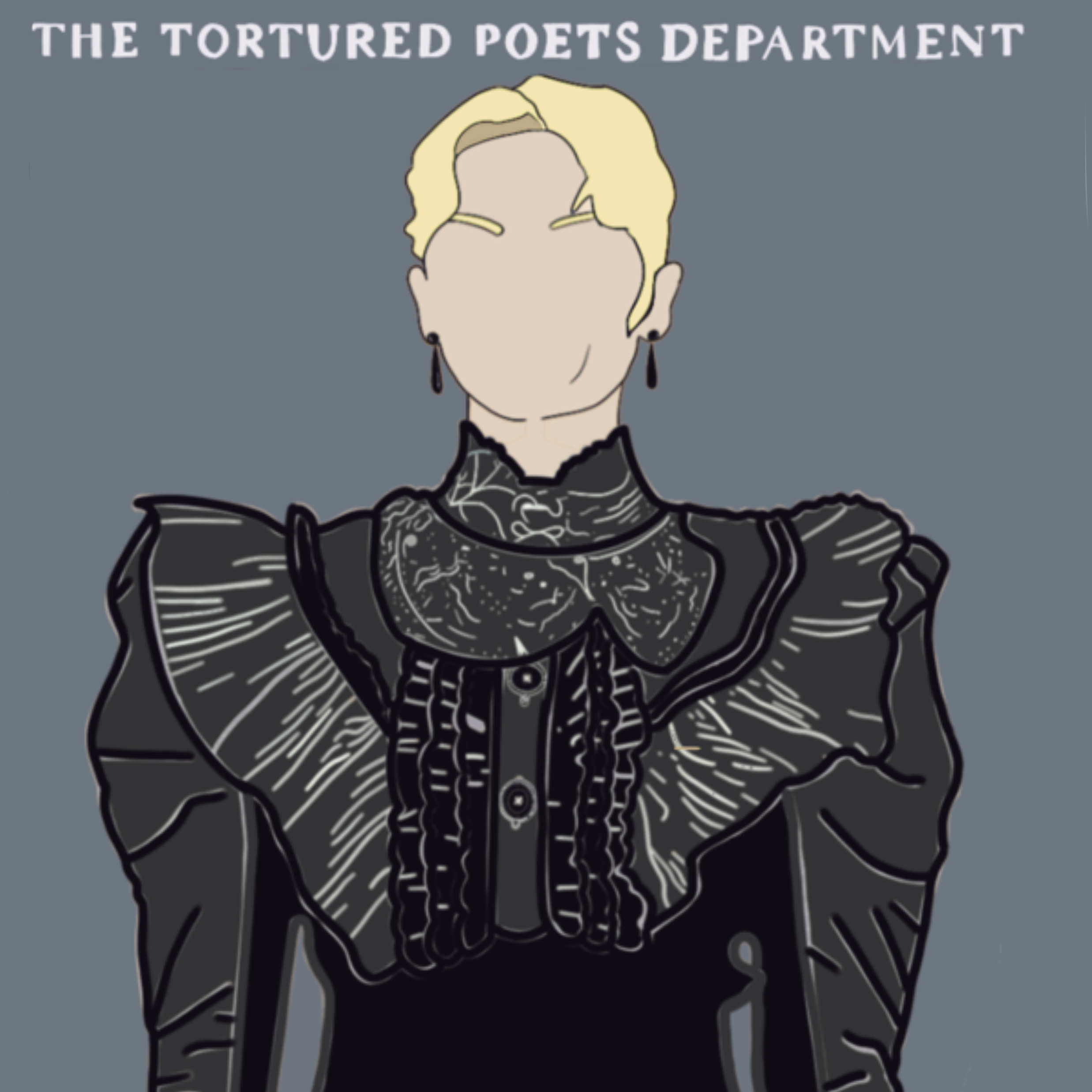 Head shot commission in a Tortured Poets Department style